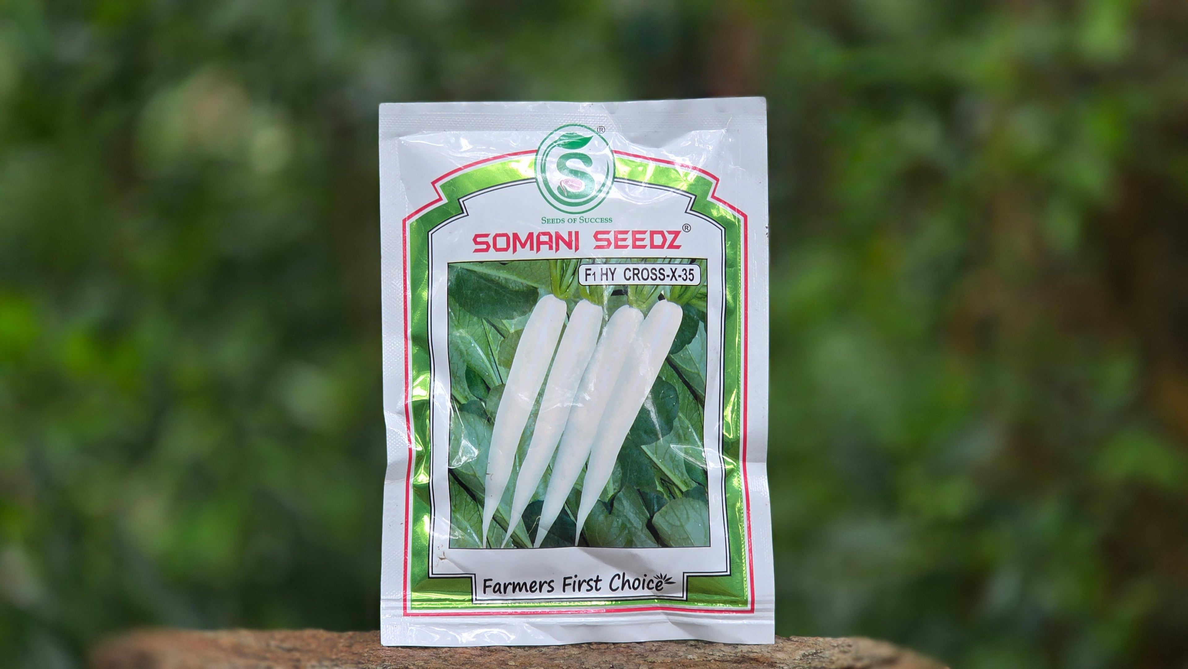 Somani Seedz F1 HY CROSS-X-35 Radish Seeds
